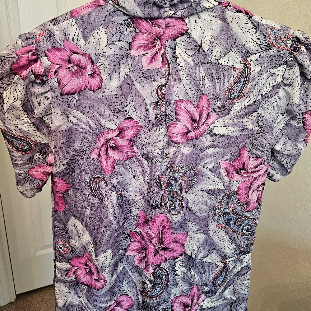 Vintage Floral Blouse